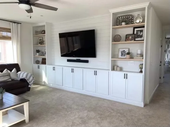Bathroom vanity and tile work installation