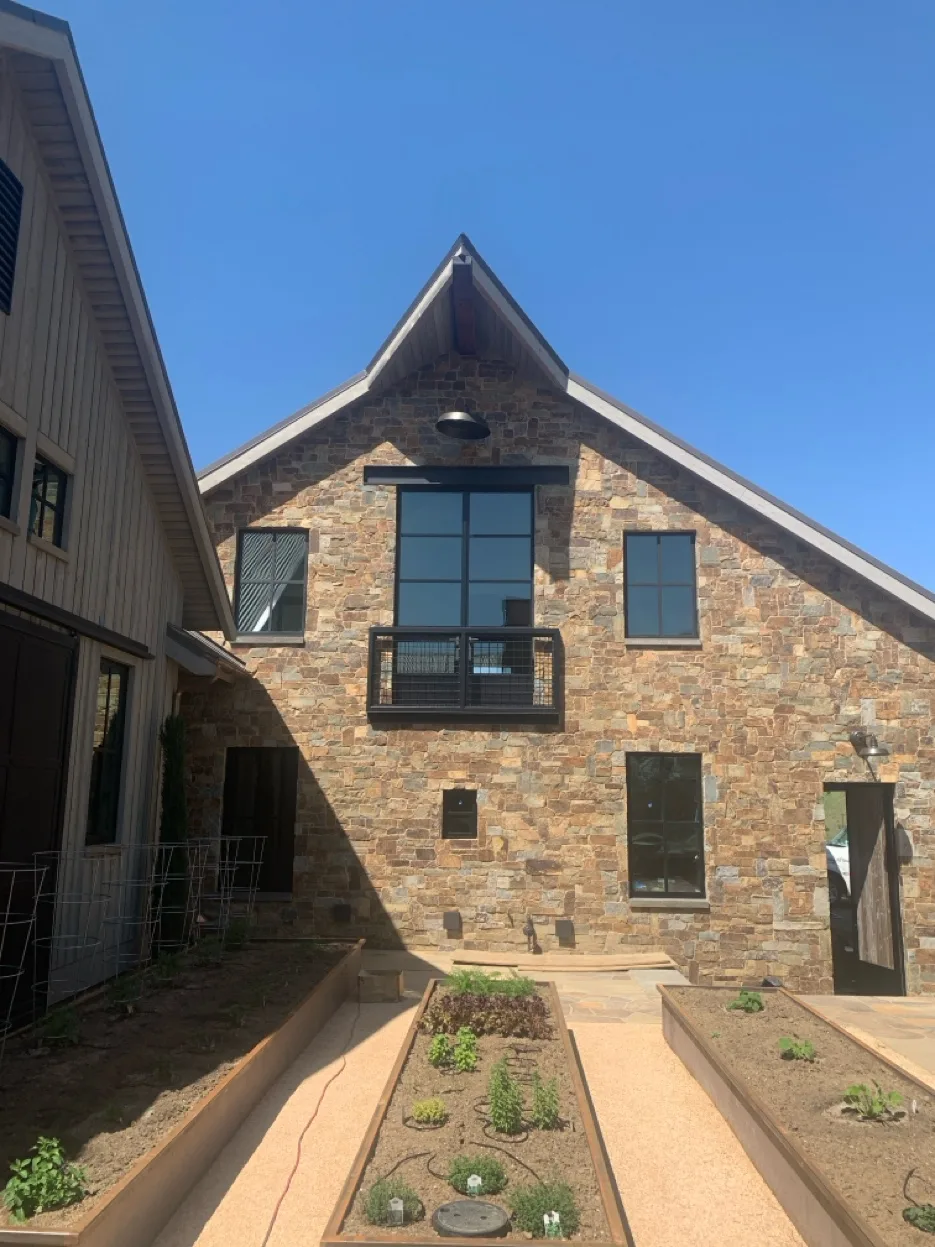 Finish carpentry detail on crown molding